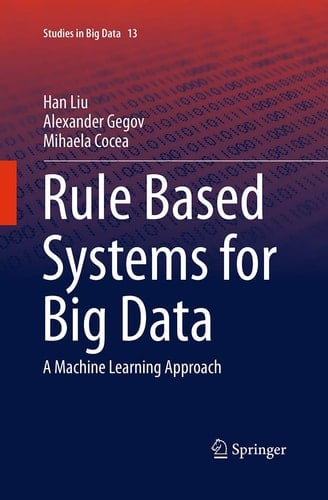 Rule Based Systems for Big Data A Machine Learning Approach