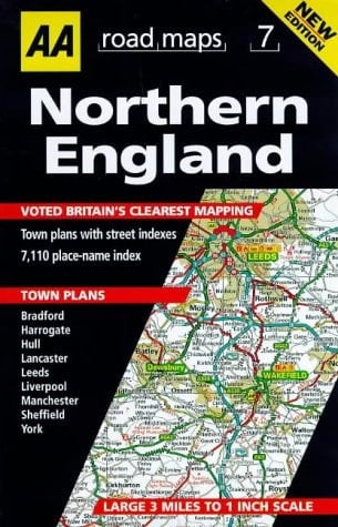 Road Map Britain 07 Northern England 1 : 200 000 AA Automobile Association