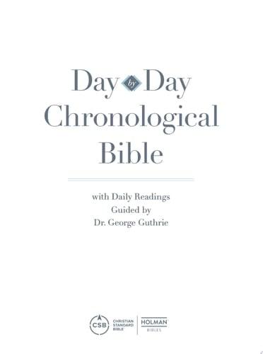 CSB Day-by-Day Chronological Bible, Brown LeatherTouch