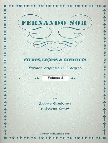 Études, leçons & exercices [musique] : version originale en 5 degrés