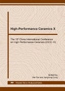 High-Performance Ceramics X