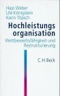 Hochleistungsorganisation Wettbewerbsfähigkeit und Restrukturierung
