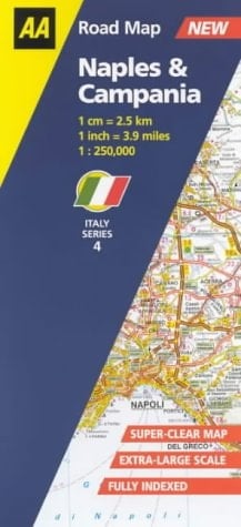 Automobile Association Road Map Naples & Campania