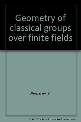 Geometry of Classical Groups Over Finite Fields