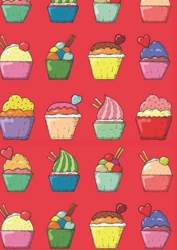 Huge Large Notebook Journal Cute Design 8" x 11": Lined Pages