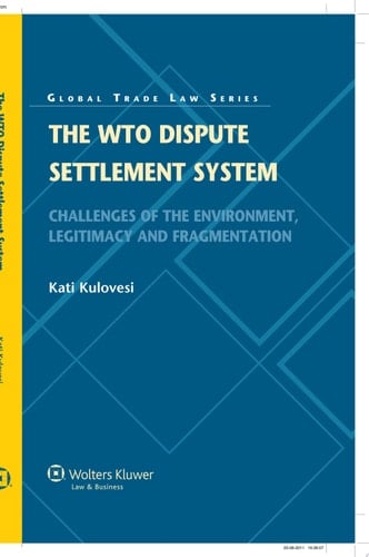 The WTO Dispute Settlement System