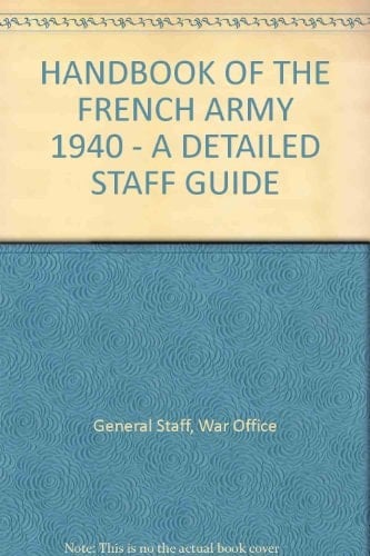 Handbook of the French Army 1940