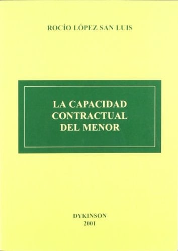 La Capacidad contractual del menor