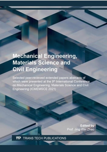Mechanical Engineering, Materials Science and Civil Engineering