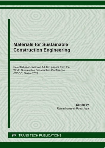 Materials for Sustainable Construction Engineering