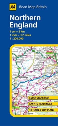 Road Map Britain 07 Northern England 1 : 200 000 AA Automobile Association