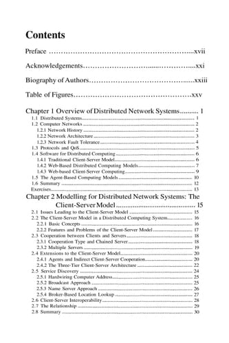 Distributed Network Systems From Concepts to Implementations