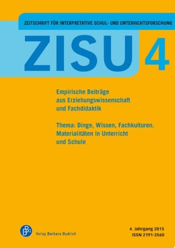 ZISU 4 - ebook Empirische Beiträge aus Erziehungswissenschaft und Fachdidaktik