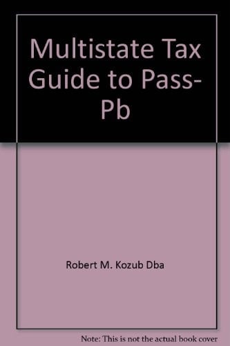 Multistate Tax Guide to Pass-Through Entities