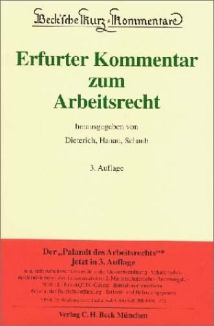 Erfurter Kommentar zum Arbeitsrecht