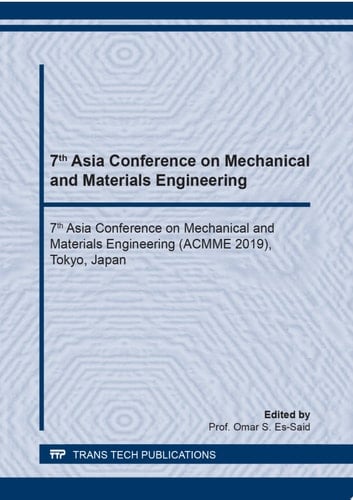 7th Asia Conference on Mechanical and Materials Engineering