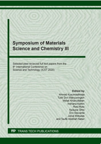 Symposium of Materials Science and Chemistry III