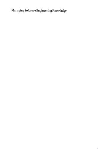 Managing Software Engineering Knowledge