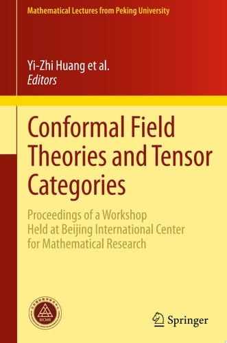 Conformal Field Theories and Tensor Categories
