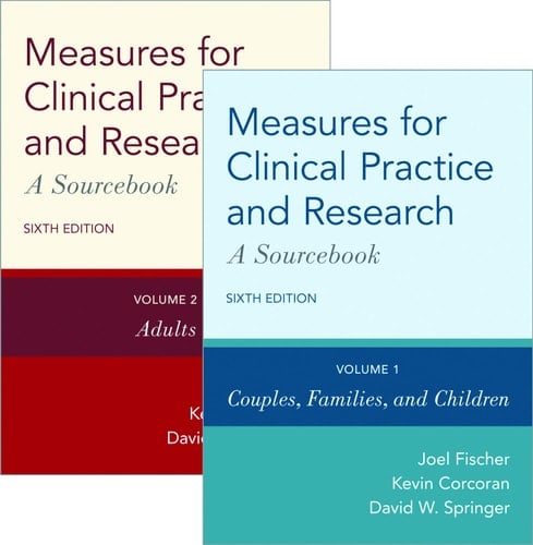 Measures for Clinical Practice and Research: a Sourcebook