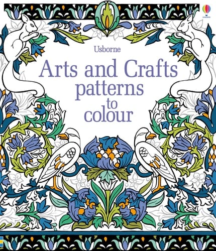 Arts and Crafts Patterns to Colour