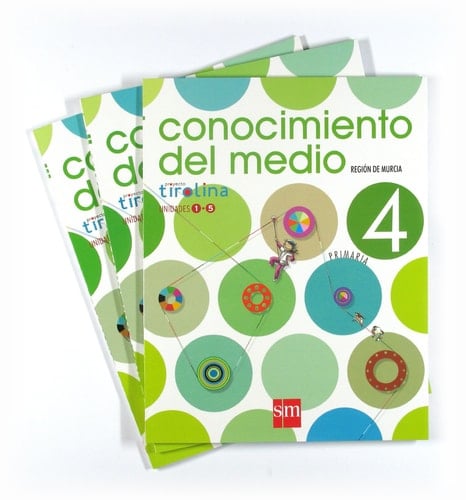 Conocimiento del medio. 4 Primaria. Proyecto Tirolina. Región de Murcia. Trimestres