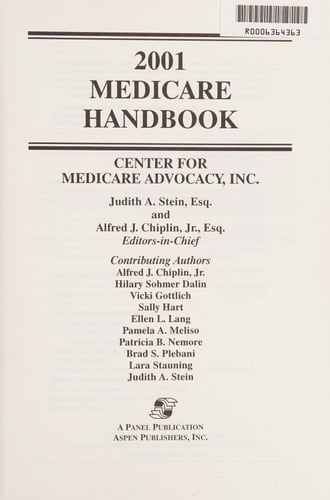 Medicare Handbook 2001