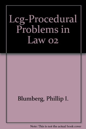LCG - Procedural Law 2002 Supplement