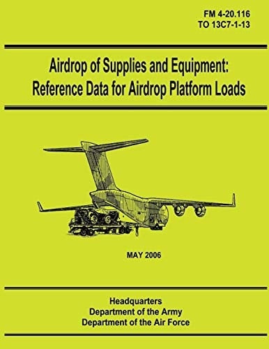 Airdrop of Supplies and Equipment Reference Data for Airdrop Platform Loads (FM 4-20.116 / TO 13C7-1-13)