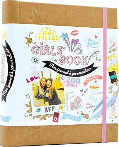 Girl's book Mon journal à personnaliser
