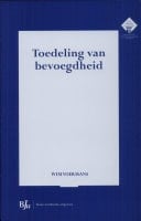 Toedeling van bevoegdheid