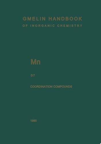 Mn Manganese Coordination Compounds 7