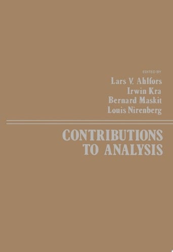 Contributions to Analysis