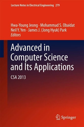 Advances in Computer Science and its Applications CSA 2013