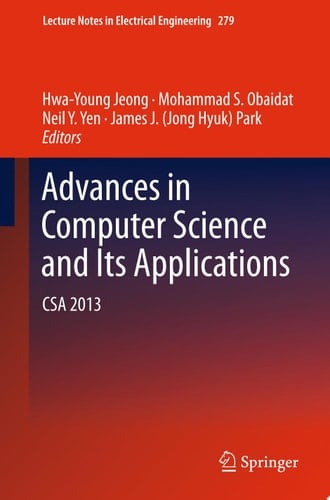 Advances in Computer Science and its Applications