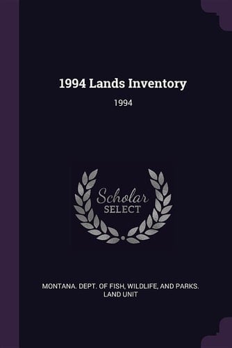1994 Lands Inventory 1994
