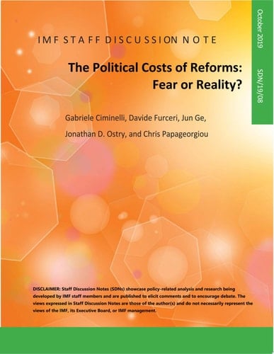 The Political Costs of Reforms Fear or Reality?