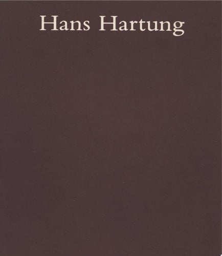 Hans Hartung Paintings, 1971-1975 : [exhibition], October 16, 1975-January 4, 1976 : [catalogue].