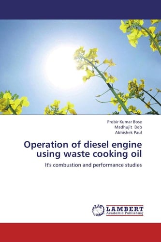 Operation of Diesel Engine Using Waste Cooking Oil It's Combustion and Performance Studies