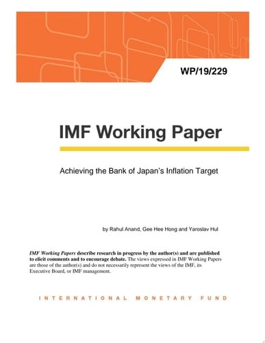Achieving the Bank of Japan’s Inflation Target