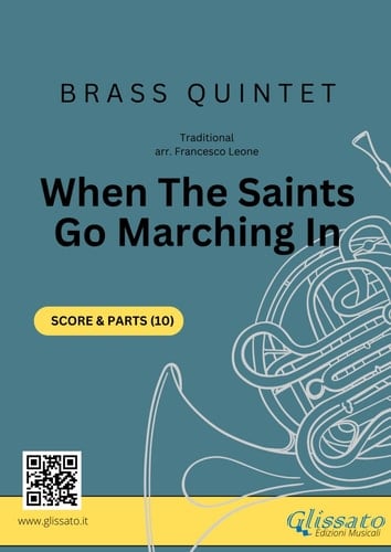 Brass Quintet sheet music "When The Saints Go Marching In" (score & parts): Early Intermediate