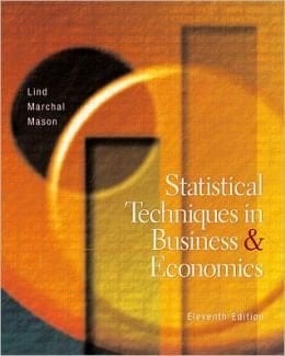 Statistical Techniques in Business & Economics - 2008 publication.