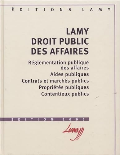Lamy Droit public des affaires