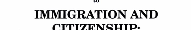 2001 Supplement to Immigration and Citizenship Process and Policy