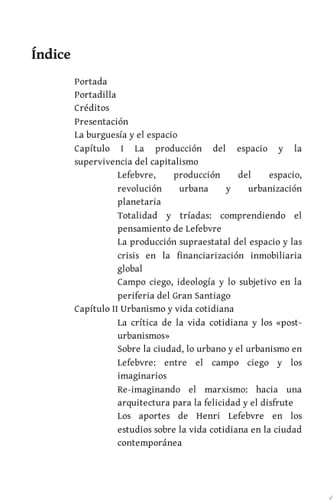 Lefebvre revisitado: capitalismo, vida cotidiana y el derecho a la ciudad