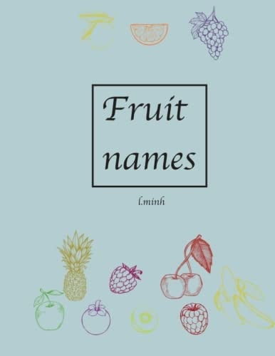 Fruit names in colour