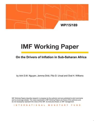On the Drivers of Inflation in Sub-Saharan Africa