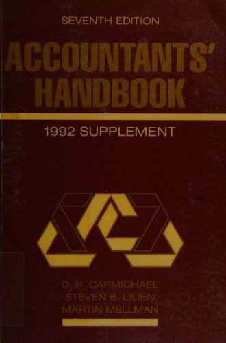 Accountants' Handbook, 1992 Supplement (Accountant's Handbook Supplement)
