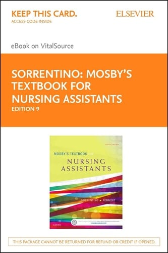 Mosby's Textbook for Nursing Assistants - Elsevier eBook on VitalSource (Retail Access Card)