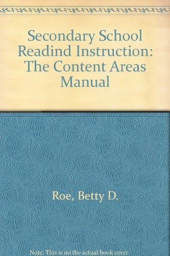 Secondary School Reading Instruction The Content Areas